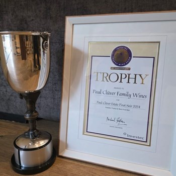 Paul Clüver Estate Pinot Noir ends 15-year trophy drought at Investec Trophy Wine Show